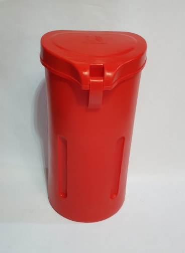 Top Loading Fire Extinguisher Case Including Vehicle Fixings