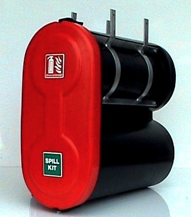 Dual pupose Extinguisher and Spill Case with Brackets