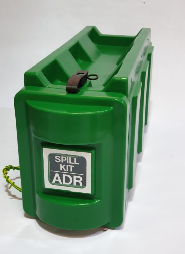 Top Loading Spill Kit Box with Window in Green
