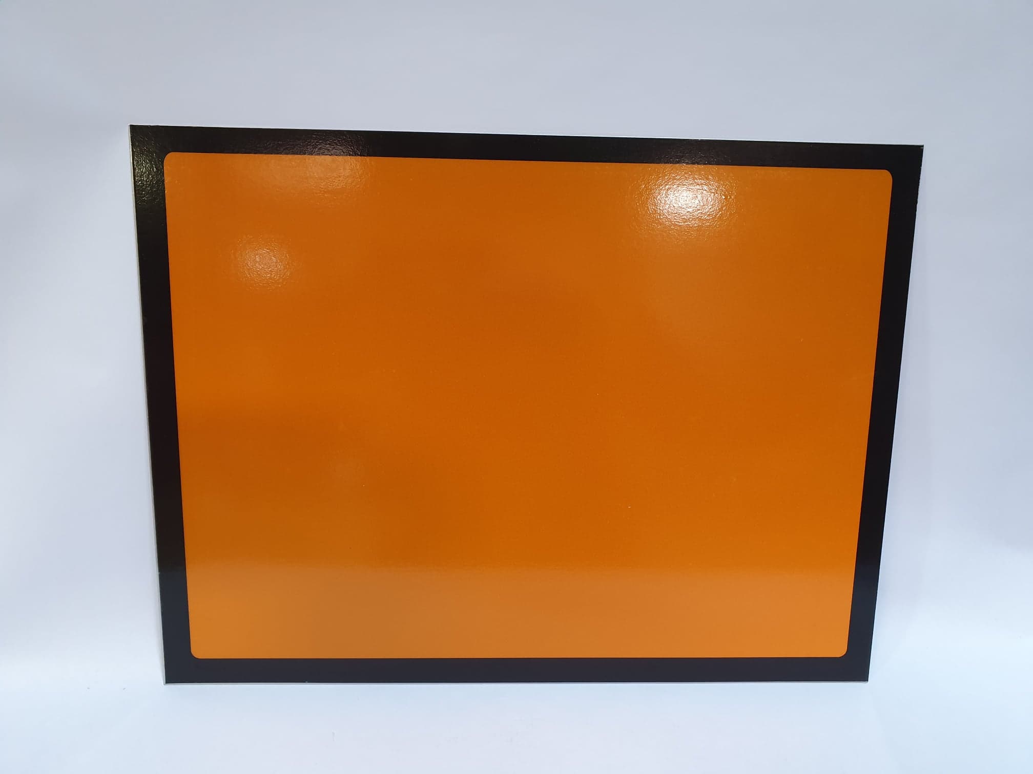 Single Plain Orange Hazard Board 40 x 30